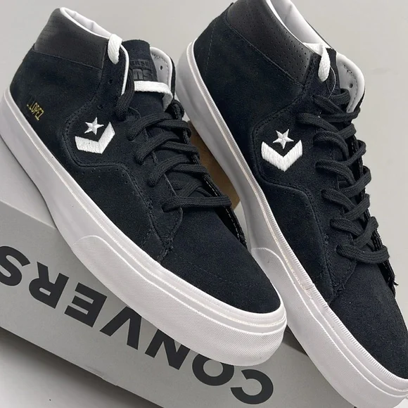 Converse Black High-Top Men's Shoes 171331C
LOUIE LOPEZ PRO MID BLACK/BLACK/WHIT - Picture 7 of 16